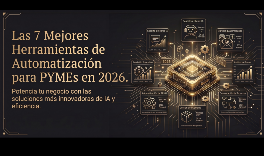 Las 7 Mejores Herramientas de Automatización para PYMEs en 2026 (sin necesidad de programar)