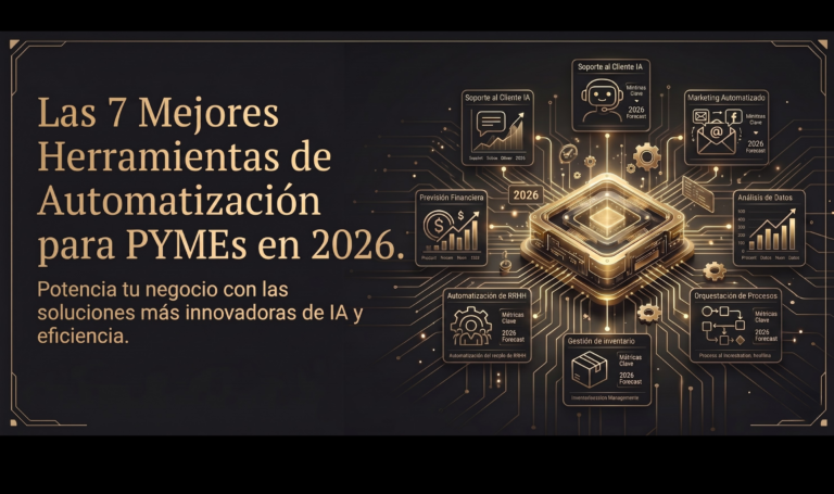 Las 7 Mejores Herramientas de Automatización para PYMEs en 2026 (sin necesidad de programar)