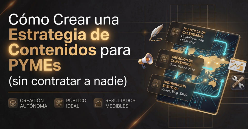 Cómo Crear una Estrategia de Contenidos para PYMEs (sin contratar a nadie)