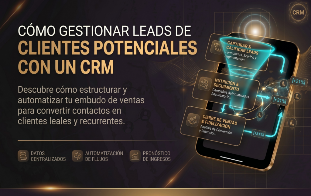 Cómo Gestionar Leads de Clientes Potenciales con un CRM