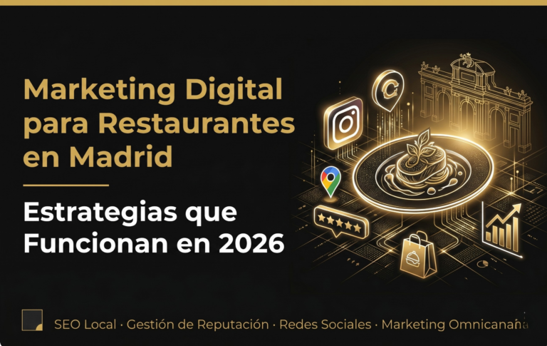 Marketing Digital para Restaurantes en Madrid: Estrategias que Funcionan en 2026