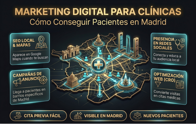 Marketing Digital para Clínicas: Cómo Conseguir Pacientes en Madrid