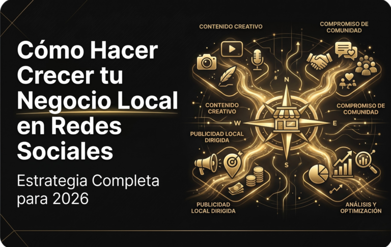Cómo Hacer Crecer tu Negocio Local en Redes Sociales: Estrategia Completa para 2026
