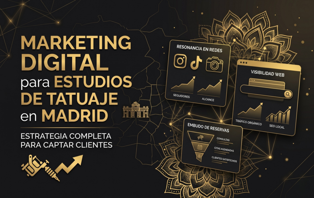 Marketing Digital para Estudios de Tatuaje en Madrid: Estrategia Completa para Captar Clientes